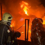 На Волині ліквідували пожежу після атаки ворожих дронів