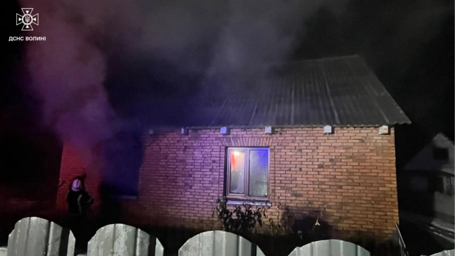 На Волині у пожежі загинув чоловік