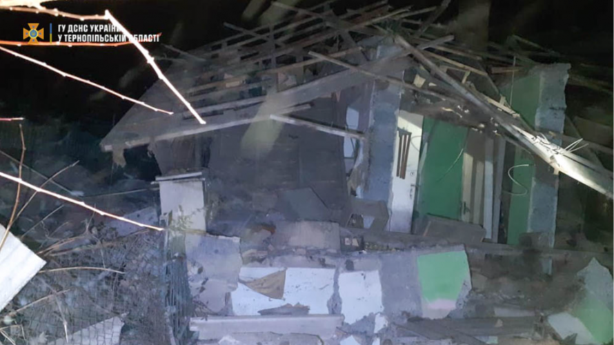 На Тернопільщині вибух зруйнував приватний будинок. Фото