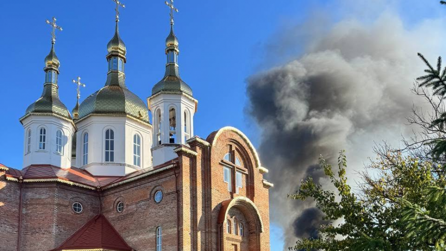 Ворожа атака пошкодила храм у Ковелі: вибиті вікна та посічені стіни