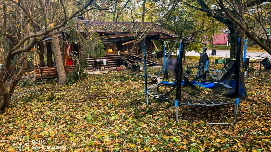 Атака РФ по території парку у Новій Водолазі