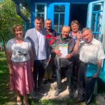 Від економіста до землевпорядника: у громаді на Волині привітали 90-річного ювіляра