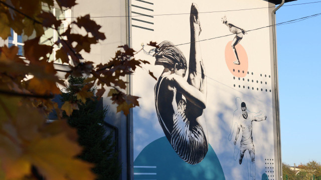 Мистецтво, що надихає на здоровий спосіб життя: у Луцьку з'явився новий мурал