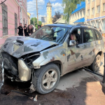 На Львівщині нетвереза водійка збила поліцейську на тротуарі. Фото