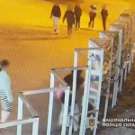 підліток пошкодив банер загиблого військового