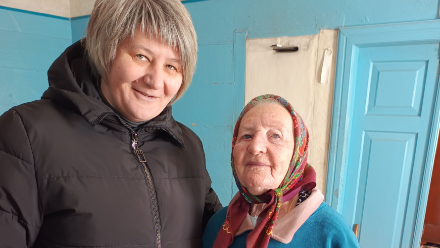 На Волині довгожительку привітали з 97-річчям