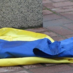 Волинянин серед ночі вчинив наругу над прапором України