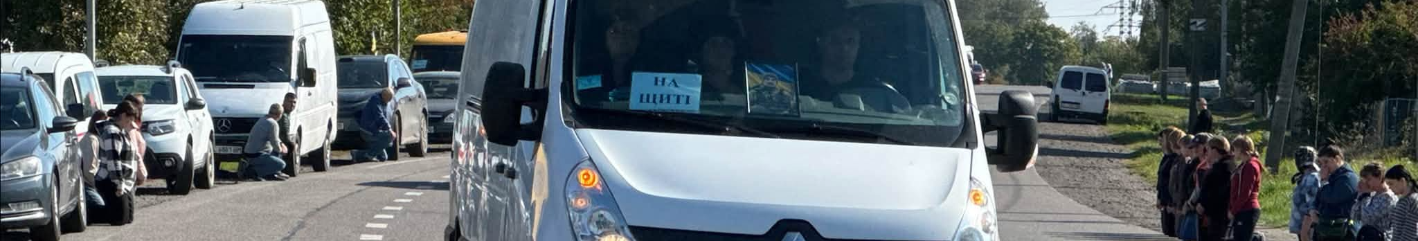 На Волині зустріли траурний кортеж із тілом загиблого захисника Юрія Шпака