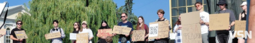 «Міняйте полонених, а не Федорова!»: лучани вийшли на протест проти кадрових ігор влади
