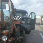 На Дніпропетровщині бус ТЦК влетів у трактор: важко постраждав 36-річний водій