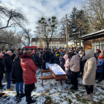 Жалобна церемонія прощання із загиблим воїном Михайлом Жердецьким