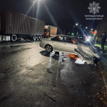В Луцьку п’яний водій BMW в’їхав у припаркований автомобіль