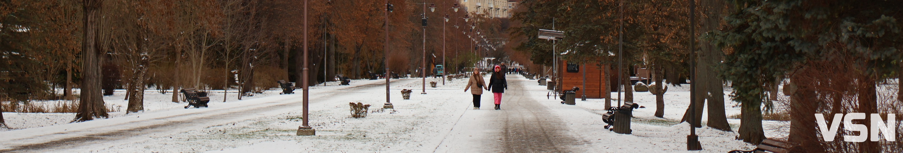 Як виглядає центральний парк у Луцьку у перші дні 2026 року. Фоторепортаж