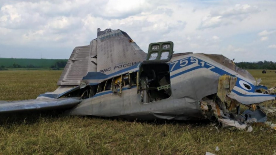 «Вагнерівці» під час бунту Пригожина збили російський Іл-22М з 10 військовими. Відео