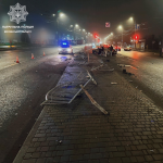 У Луцьку п’яний водій на Lexus протаранив паркан і втік з місця ДТП