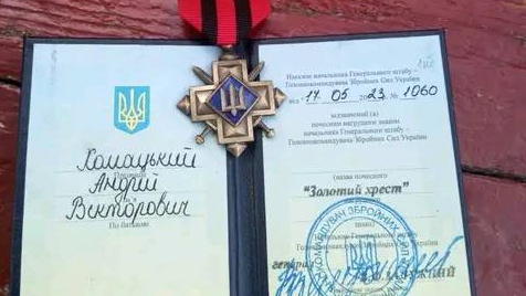 Військовослужбовець з Волині отримав почесну нагороду від Залужного