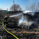 У Володимирі діти спричинили пожежу на подвір’ї приватного будинку