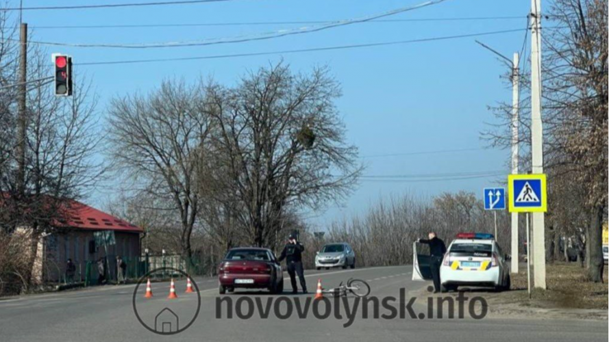 На Волині авто збило велосипедиста, травмувався 46-річний чоловік