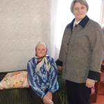 У селі на Волині привітали довгожительку з 96-річчям