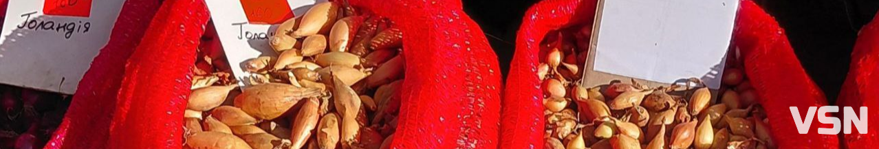 Скільки коштує цибуля-сіянка на ринку у Луцьку?