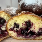Шацькі пончики з чорницею