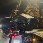 У Луцьку водій п’яним влетів у стовп і розтрощив авто