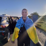 Волиняни зустріли звільненого з російського полону військового Михайла Данилюка