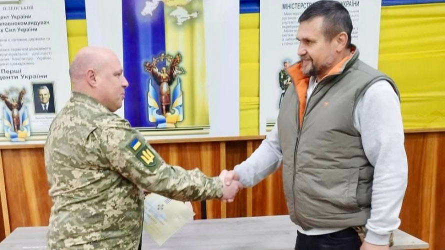 Волинянина нагородили медаллю «Залізний хрест»