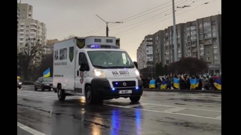 Захват заложников в автобусе. Видео из Луцка