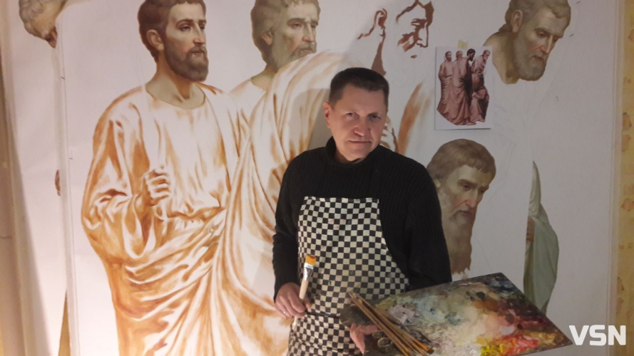 Іконописець з Волині: «Перш ніж узятися до роботи, вивчаю історію храму, життя святих, дух часу»