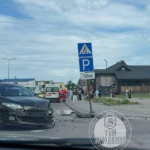 У місті на Волині зіткнулися авто і мотоцикл: водія двоколісного госпіталізували