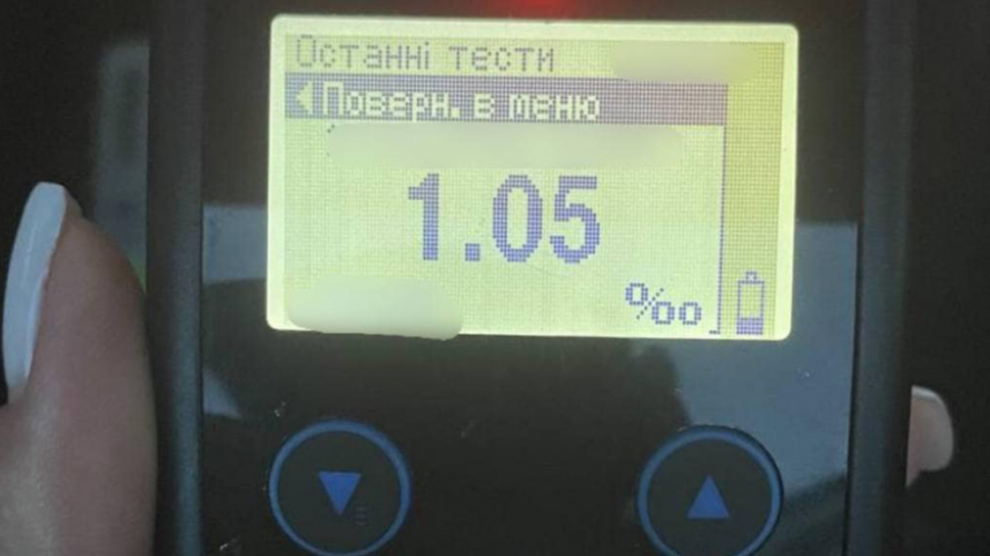 За вихідні на Волині виявили вісьмох водіїв у стані алкогольного сп'яніння