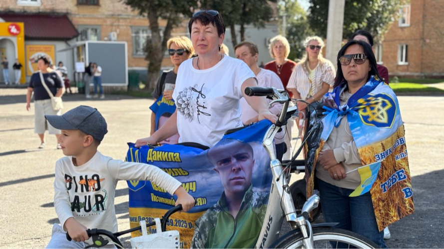 На Волині влаштували велопробіг на підтримку зниклих безвісти та полонених