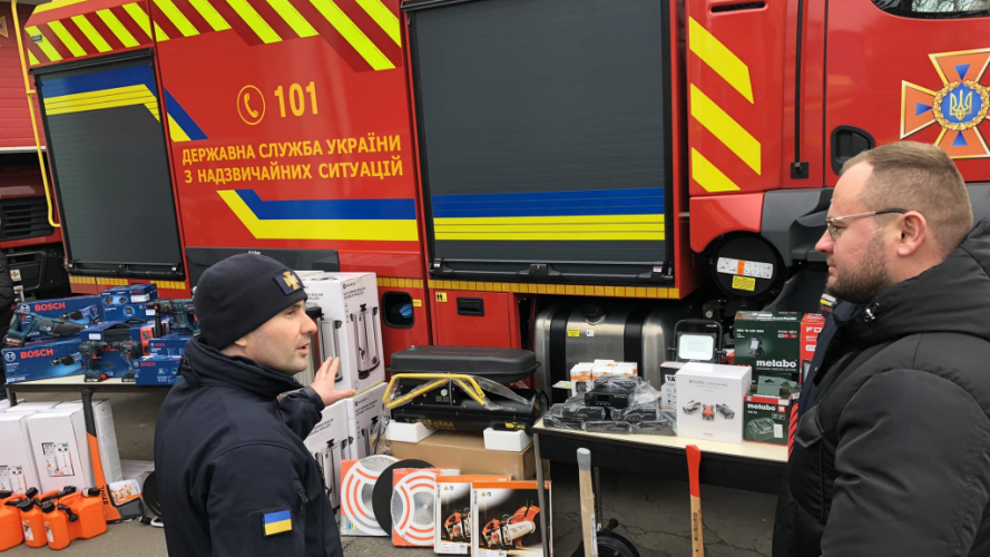 Луцькі рятувальники отримали спеціалізоване обладнання