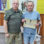 Боєць 95-ї десантно-штурмової бригади з Волині отримав медаль «За поранення»