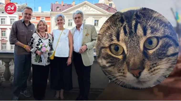 Показав, хто у Львові господар: кіт мера напав на Ющенка. Відео