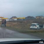 ДТП біля Луцька: від удару машина злетіла у кювет, рух ускладнено