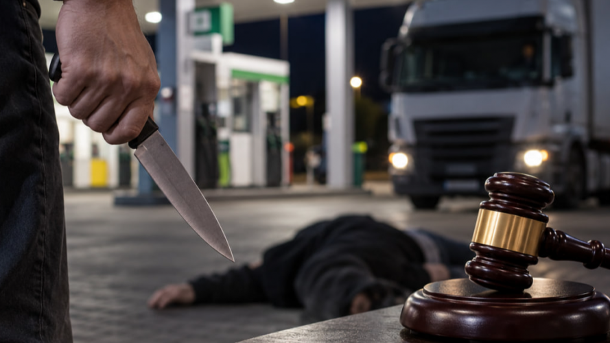 Вбив чоловіка ножем на АЗС: на Волині водія вантажівки засудили до 10 років