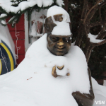 Луцьк після тижня снігопадів: фоторепортаж із засніжених вулиць міста