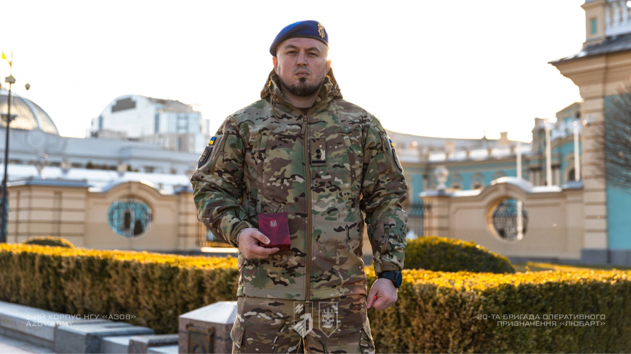 Президент відзначив командира «Любарта» орденом Богдана Хмельницького ІІІ ступеня