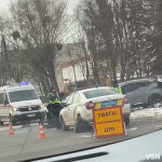 У Луцьку зіткнулися три автомобілі: на місці працює швидка і поліція