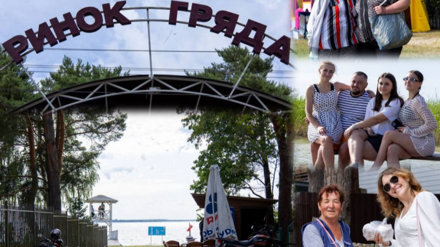 Світязь у спеку: натовпи на пляжах Гряди перед дощовим сезоном — фоторепортаж