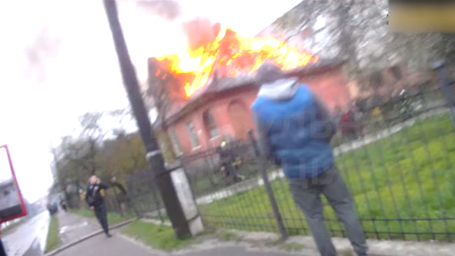 У Ковелі спалахнув житловий будинок
