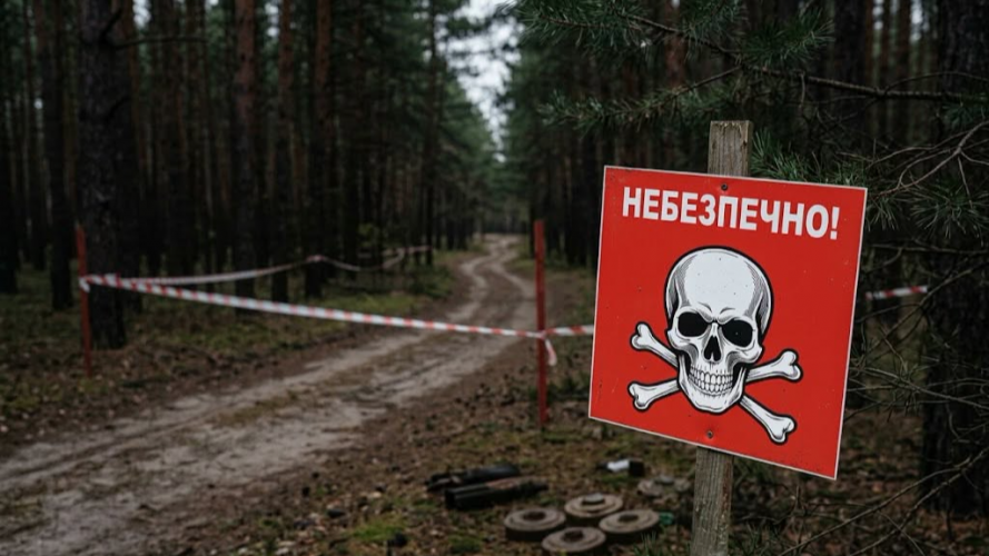 У Ківерцівському лісництві на Волині заборонили відвідувати ліс через вибухову небезпеку