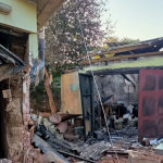 Нічна атака дронів на Луцьк: згоріли гаражі та вантажівка