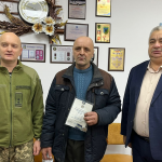 Військовий з Волині отримав почесну нагороду від Головнокомандувача ЗСУ