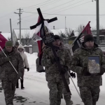 Прапори, сльози, молитва: на Волині поховали військовослужбовця Петра Марчука