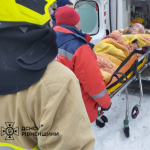 швидка застрягла у заметі