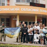 Вдруге став батьком: у родині волинського поліцейського-добровольця народився син
