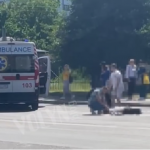 У Луцьку на проспекті Відродження легковик збив жінку. Відео